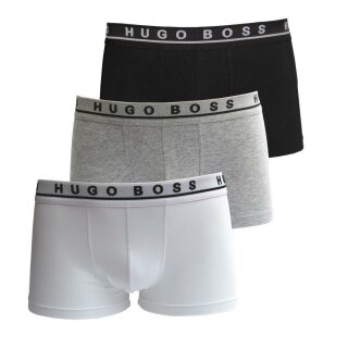 3er Pack HUGO BOSS Boxershorts Vorteilspack 1 x weiß 1 x grau 1 x schwarz  XXL 3er Pack