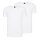 2er Pack BOSS Rundhals O-Neck T-Shirts Baumwolle Stretch 2 Weiß L