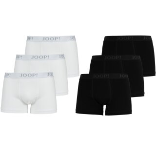 JOOP! 3P Herren Trunks Boxershorts in weiß und schwarz von S bis XXL stretch