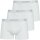 JOOP! 3P Herren Trunks Boxershorts  stretch                100 white L