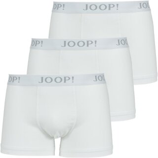 JOOP! 3P Herren Trunks Boxershorts  stretch                100 white XL