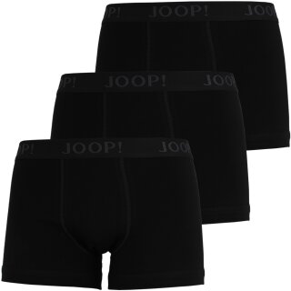 JOOP! 3P Herren Trunks Boxershorts  stretch                001 black M