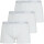 JOOP 3P Herren Trunks Boxershorts mit Eingriff weiß und schwarz von S bis XXL Weiß 100 white S 3er Pack