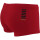 Emporio Armani EA7 Herren Kastenbadehosen in 00074  Rot/Logo Schwarz 56  (XXL)