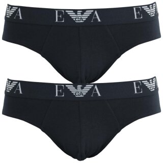 Emporio Armani 2 Pack Slips Mini  CC715    2x dunkelblau      S