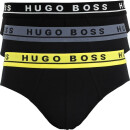 HUGO BOSS Slips   Bund Gelb Grau Schwarz    Gr.L   3er Pack