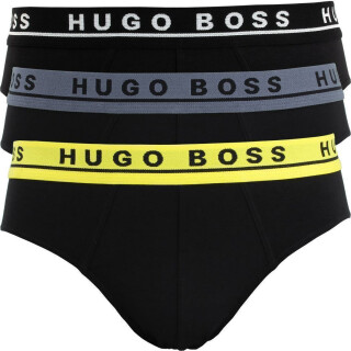 HUGO BOSS Slips   Bund Gelb Grau Schwarz    Gr.L   6er Pack