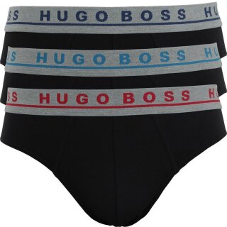 HUGO BOSS Mini Briefs Slips   Logo Rot Türkis Blau  Gr.M     6er Pack
