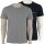 EMPORIO ARMANI 2P O-Shirts   Grau Dunkelblau Farbe 13742  Größe S