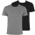 EMPORIO ARMANI 2P O-Neck   Grau Schwarz Farbe 03320 Größe L