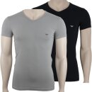 EMPORIO ARMANI 2P Herren slim fit stretch V-Neck T-Shirts...