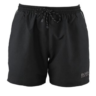 BOSS Herren Badeshorts Pearleye in Schwarz/Grau Gr.XL