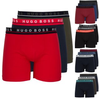 3Pack Hugo Boss Herren Boxershorts etwas länger am Bein Farbwahl