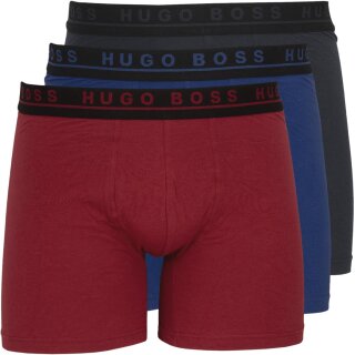 3Pack Hugo Boss Herren Boxershorts etwas länger am Bein Farbwahl