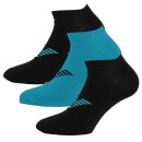 Emporio Armani 3er Pack Sneaker Socken Füßlinge Weiß Blau Schwarz