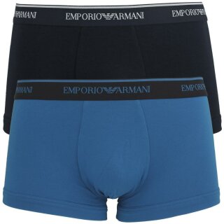 EMPORIO ARMANI 2er Pack Herren Boxershorts  Gr.S  Fb. Boxer Blau Dunkelblau