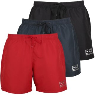 Emporio Armani EA7 Herren Badeshorts CC721 902000 Rot...