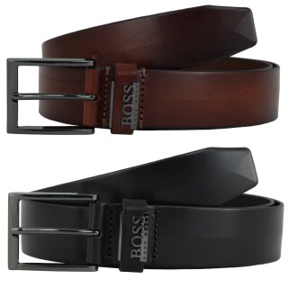 HUGO BOSS Herren GürtelSENOL in Schwarz & Braun