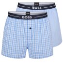 BOSS 2Pack Herren Webboxershorts Schlafhose Unterhose kariert gestreift