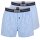 HUGO BOSS 2Pack Webboxer 50388953 Gr.L  Fb.471 Hellblau kariert gestreift