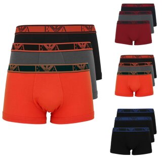 EMPORIO ARMANI 3Pack Herren Boxershorts stretch Baumwolle Unterhosen von S bis XXL