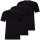3 Pack HUGO BOSS Herren T-Shirts Halbarm  V-Neck Vorteilspreis  Fb. 001 black   Gr. L