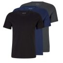 HUGO BOSS 3er Pack T Shirt Rundhals Gr.S Fb.Blau Grau...