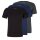 BOSS 3er Pack T Shirt Rundhals Gr.XXL Fb.Blau Grau Schwarz