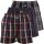 JOCKEY 3 Pack Herren Webboxer Boxershorts Woven S bis 4XL Neu gestreift kariert