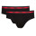 HUGO BOSS Zweier-Pack Briefs aus Stretch-Baumwolle Gr.L  Fb.001 2xSchwarz