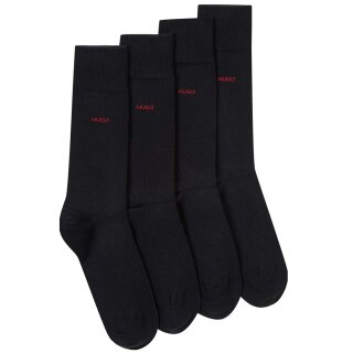 BOSS HUGO 4P Socken mittelhoch aus Baumwoll-Mix Fb.Schwarz Gr.43-46