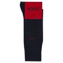 BOSS HUGO 2P Socken mittelhoch aus Baumwoll-Mix Fb.Marine Gr.39-42