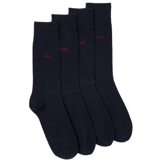 BOSS HUGO 4P Socken mittelhoch aus Baumwoll-Mix Fb.Marine Gr.43-46