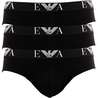 EMPORIO ARMANI 3er Pack Slips Fb. Schwarz  Gr.L