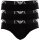 EMPORIO ARMANI 3er Pack Slips Fb. Schwarz  Gr.S