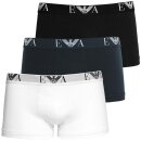 EMPORIO ARMANI 3er Pack Herren Boxershorts Weiß Blau Schwarz Mehrfarbig S bis XXL