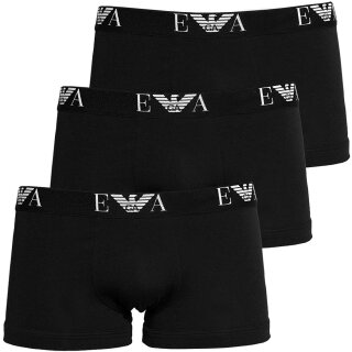 EMPORIO ARMANI 3er Pack Herren Trunk Fb. Schwarz  Gr.L