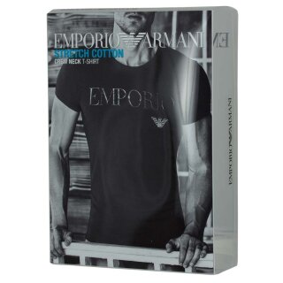 Emporio Armani stretch Rundhals T-Shirts Gr. M Fb. Weiß 00010