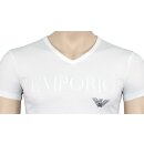 Emporio Armani 1er Pack Herren V-Neck T-Shirts  Gr. S  Fb. Weiß 00010
