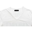 Emporio Armani 1er Pack Herren V-Neck T-Shirts  Gr. S  Fb. Weiß 00010
