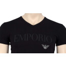 Emporio Armani 1er Pack Herren V-Neck T-Shirts  Gr. M  Fb. Schwarz 00020