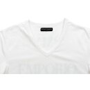 Emporio Armani 1er Pack Herren V-Neck T-Shirts  Gr. XL  Fb. Weiß 00010