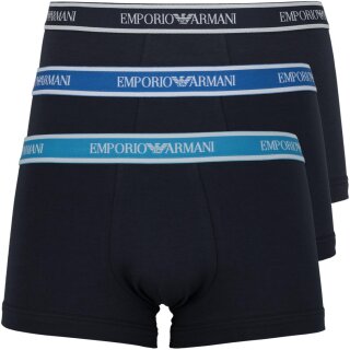 EMPORIO ARMANI 3Pack Boxershorts Stretch Baumwolle Gr.S  Farbe  Navy Navy Navy