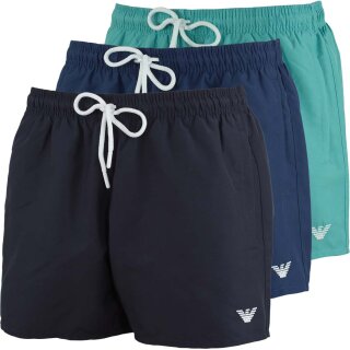 Emporio Armani Herren Badeshorts OP438 211752 Blau Türkis...
