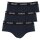 HUGO BOSS Dreier-Pack Slips Briefs Stretch-Baumwolle