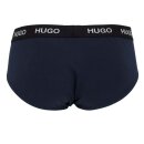 HUGO BOSS Dreier-Pack Slips Briefs Stretch-Baumwolle M Blau