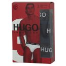 HUGO BOSS Dreier-Pack Slips Briefs Stretch-Baumwolle M Blau