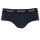 HUGO BOSS Dreier-Pack Slips Briefs Stretch-Baumwolle M Blau