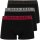 BOSS 3er P Fashion Herren Boxershorts Unterhosen Rot Schwarz Grau Blau S M L XL XXL
