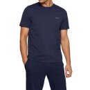 BOSS Herren Rundhals T-Shirt Schlafanzugoberteil Stretch Baumwolle Logo Stickerei
